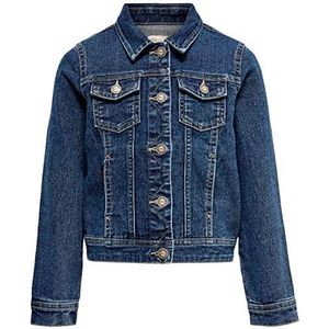 Kids Only Konsara Med Blue Dnm Jeansjas voor dames, Medium blauwe denim