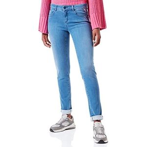 Replay Faaby Forever Blue damesjeans, 009 Medium Blue