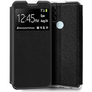 Cool Flip Cover voor Motorola Moto G31/G41 glad zwart