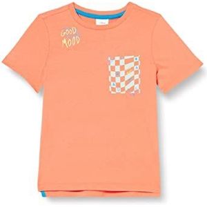 s.Oliver Junior Boy's 2130685 T-Shirt Manches Courtes Orange 2350 128/134, Orange 2350, 128-134