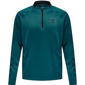 hummel Hmlgg12 Action Half Zip Sweat trainingspak voor heren, Deep Lagoon, S