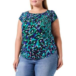 ONLY Onlnova Life Vis S/S Top AOP, groen, 44, Groen