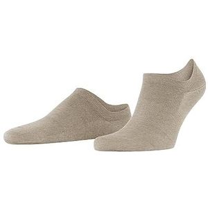 FALKE ClimaWool herensokken, onzichtbaar, ademend, klimaatregulerend, geurremmend, wol, lyocell, voetbescherming, effen, hoge hals, ideaal met sneakers 1 paar, Beige (Pebble Melange 4044)