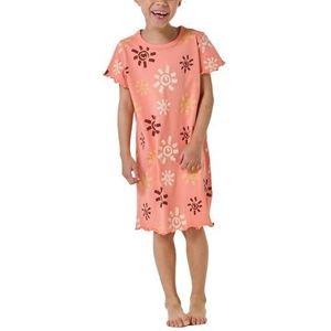 Schiesser Chemise de nuit à manches courtes Natural Love pour fille, abricot_182559, 140, Apricot_182559, 140