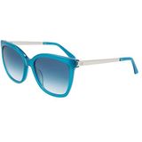 Calvin Klein Ck21703s zonnebril voor dames, Milky Teal Blue