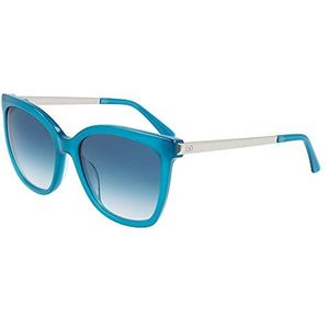 Calvin Klein Ck21703s zonnebril voor dames, Milky Teal Blue