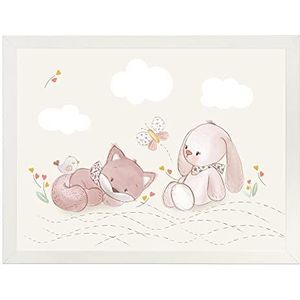 Nattou Poster met kader 40 x 30 cm - Alice en Pomme