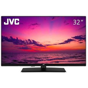 JVC LT-32VH4455 32 inch tv (HD-Ready, led-tv, drievoudige tuner), zwart