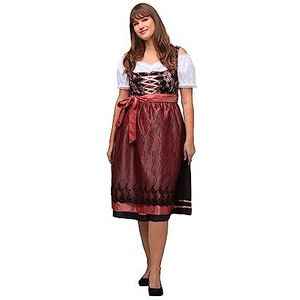 Ulla Popken Dirndl Clara zwarte damesjurk, zwart.