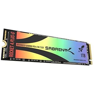 SABRENT Rocket 4 Plus-G 1TB Advanced Gaming M.2 PCIe NVMe SSD, tot 7 GB (SB-RKTG-1TB)