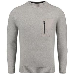 KEYLARGO Pull Floor Round pour homme, Gris (1103), L