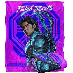 Blue Beetle Couverture ultra douce au toucher soyeux 152 x 127 cm