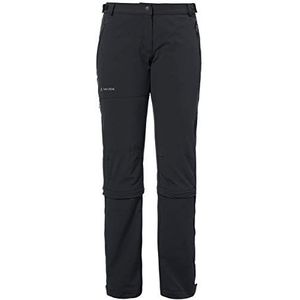 VAUDE Farley Stretch Capri broek met ritssluiting T-Zip II, zwart, 52 shorts