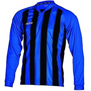 mitre Optimize voetbalshirt voor kinderen, koningsblauw/zwart