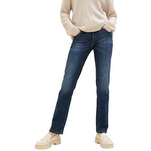 TOM TAILOR Alexa Straight Jeans voor dames, 10281 - Mid Stone Wash Denim