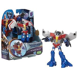 Transformers EarthSpark, 12,5 cm krijgersklasse Starscream figuur, robotspeelgoed voor kinderen, vanaf 6 jaar