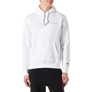 Champion Rochester 1919 Champion Logo Fleece Hoodie Heren, Wit.