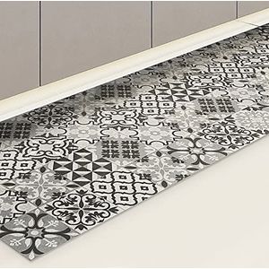 CREARREDA Keukentapijt 83519 120 x 50 cm vinyl antislip en wasbaar keukentapijt vinyl wasbaar 100% Made in Italy