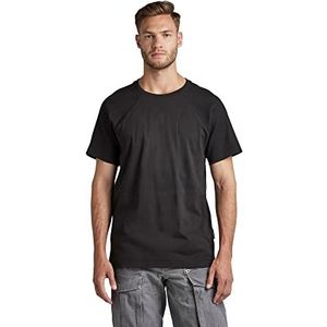 G-STAR RAW Moto T-shirt, heren, zwart (Dk Black C336-6484), L, zwart (Dk Black C336-6484)