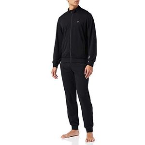 Emporio Armani Underwear Basic loungewear pyjama voor heren, zwart, XL, zwart.
