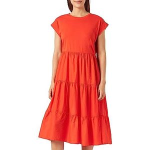 s.Oliver Korte jurk dames korte jurk, Oranje 2550