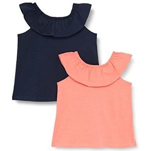 Name It Babyshirt voor meisjes, Dark Sapphire/Pack: Pack met Georgia Peach