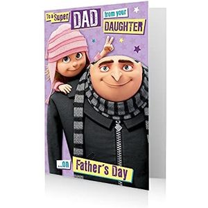 Danilo Vaderdagkaart Minions van haar dochter, vaderdagkaart voor uw papa