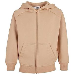 Urban Classics Sweatshirt met capuchon met ritssluiting, voor jongens, trainingspak, beige, Union, 134-140, effen beige