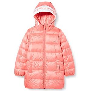 Champion Outdoorjas voor dames en meisjes, met groot logo, voor meisjes en meisjes, intens roze, 4 jaar, Intensief roze