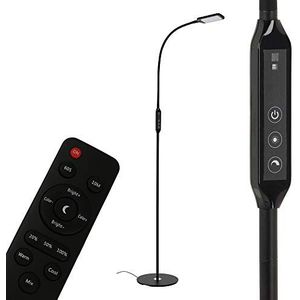 Briloner Leuchten OFFICE REMOTE Vloerlamp - Dimbaar - Incl. Afstandsbediening - 3.000K-6.000K