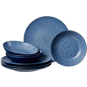 Kitwe tafelservies, 8-delig, blauw