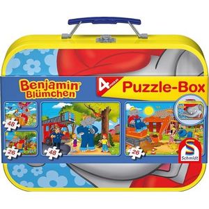 Schmidt - 55594 – puzzel – Benjamin L'Elephant – puzzelset 2 x 26 – 2 x 48 stukjes