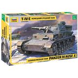 1:35 Zvezda 3641 Pz.Kpfw. IV Ausf. E - German Medium Tank Plastic Modelbouwpakket