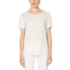 s.Oliver BLACK LABEL dames t-shirt, Ecru (Cream White 0220)