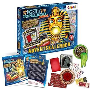 EXIT CHALLENGE Adventskalender voor kinderen, bordspellen, kerstkalender, 24 puzzels, JUNIOR Escape Game, Duitse taal