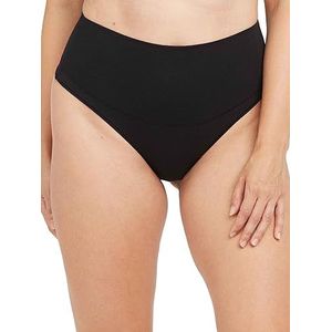 Spanx Katoenen string string katoen dames, zwart.