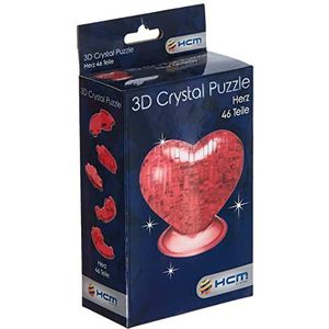 Crystal Puzzle - 59161-3D-puzzel - hart - rood
