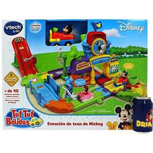 VTech Play Interactieve elektronische set met ""Het treinstation"" en een exclusieve Mickey auto (80-512222)