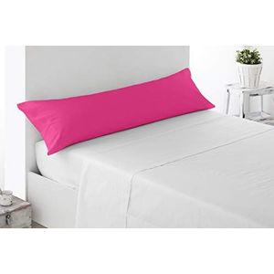 Miracle Home. Kussensloop van 100% geborstelde microvezel, aan beide zijden open. 110 x 45 cm, 90 cm bed, fuchsia