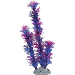Zolux Decoratie voor aquarium, kunstplant, blauw, 9 x 4 x 21,5 cm