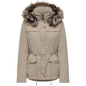 ONLY Onlnewstarline Aw Parka Cc Otw korte parka voor dames, Teak Weathered