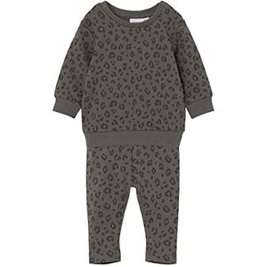 Name It Nmntekko Sweat Set Noos Trainingspak Unisex Baby Granite Grey, 56, Granietgrijs