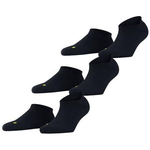 FALKE Cool Kick Sneaker 3 stuks U Sn ademend, effen, 3 paar sportsokken, uniseks, 3 stuks, Blauw (Marine 6120) nieuw - milieuvriendelijk