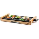 Domo DO8311TP - Bakplaat - Teppanyaki grill - Bamboe - 60 cm