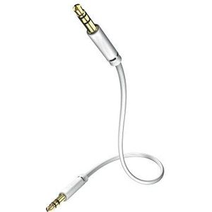 In - Akoestische Star MP3-kabel (3,5 mm jack op 3,5 mm jack 1,5 m wit