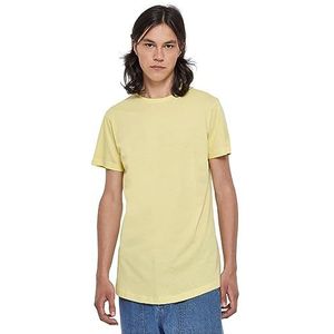 Urban Classics Camiseta lang T-shirt voor heren (1 stuk), Giallo (Vintagesun)