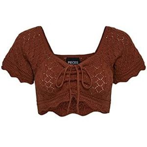 PIECES Haut en tricot pour femme PCBLUMA, Coconut Shell, XS