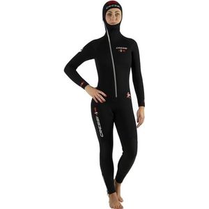 Diver Lady eendelig Wessuit zwart/rood 5 mm M/3