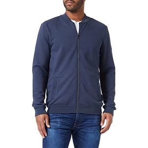 TOM TAILOR Hommes Cardigan avec col montant 1029734, 10668 - Sky Captain Blue, XXL