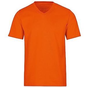 Trigema Dames V Deluxe katoenen T-shirt, Mandarijn